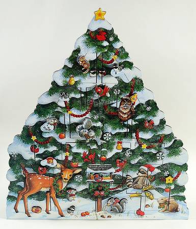Traditions Advent Calendars Snow Tree - Boxed