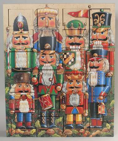 Traditions Advent Calendars German Nutcrackers Calendar - Boxed