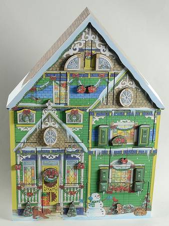 Traditions Advent Calendars Victorian House - Boxed