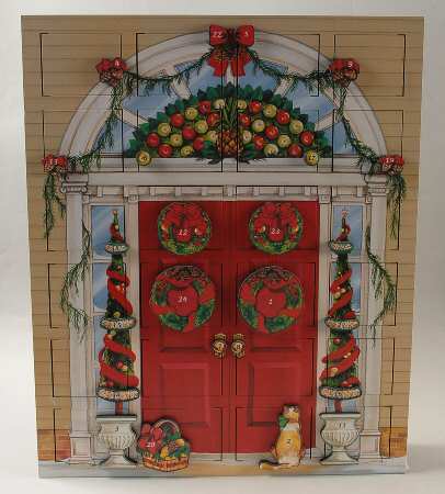 Traditions Advent Calendars Colonial Door Calendar - Boxed