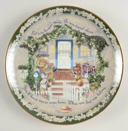 Welcome Home Let Love Be Your Guide - No Box by Bradford Exchange