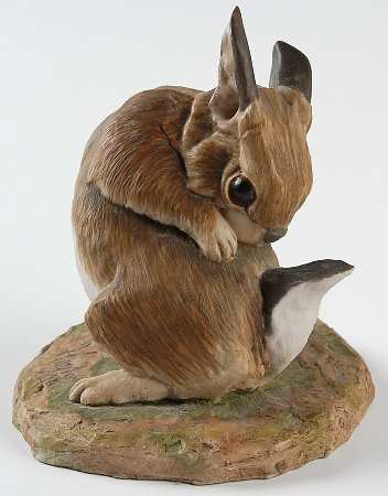 Mammals Rabbit Scratching-Brown - Boxed