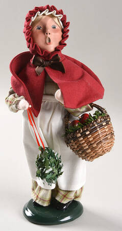 Williamsburg Colonial Girl-Shopping Family - No Box
