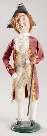 Williamsburg Colonial Man With Cane - No Box