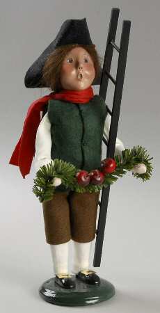 Williamsburg Boy With Apple Garland - No Box