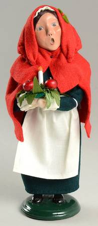Williamsburg Girl With Candle With Apples - No Box 42