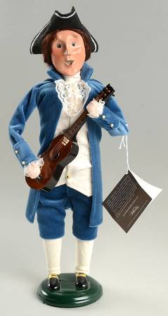Williamsburg Man Serenading-Guitar - No Box