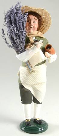 Williamsburg Man With Bird And Lavender - No Box