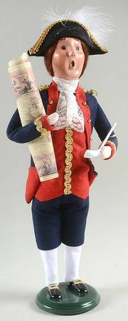 Williamsburg Sea Captain-Man With Map And Pipe - No Box