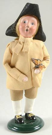 Williamsburg Spring Boy-With Butterfly - No Box