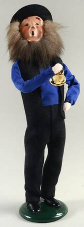 Amish Collection Man With Bell-Blue - No Box