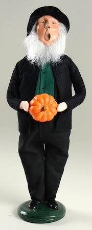 Amish Collection Grandfather With Pumpkin - No Box