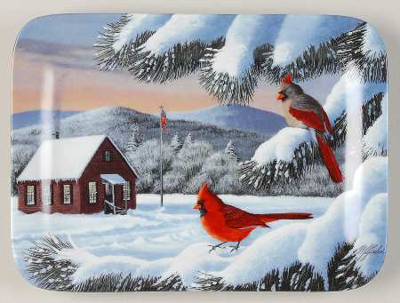 A Country Wonderland Soft Morning Glow - No Box by Bradford Exchange