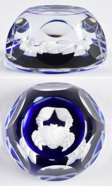 Zodiac Cancer - Star Cut Bottom - Boxed