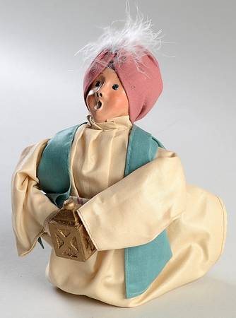 Children's Pageant Nativity Wiseman-Kneeling-Brown Robe - No Box