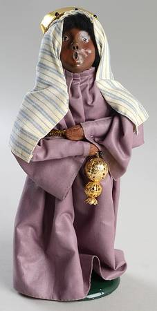 Children's Pageant Nativity Wiseman-Moor-Purple Robe - No Box