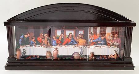 The Last Supper Plate Set In Frame - No Box