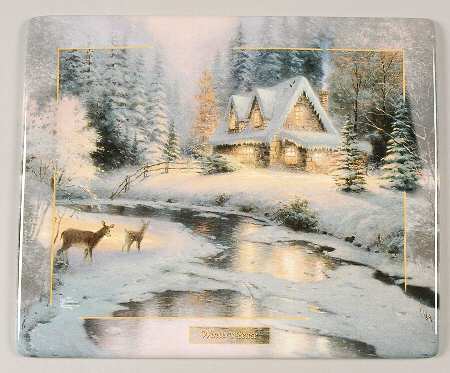 Seasons of Reflection Deer Creek Cottage - No Box by Bradford Exchange