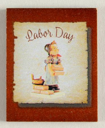 Hummel Seasons of Joy Calendar Labor Day-Tile - No Box