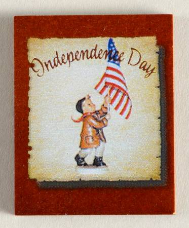 Hummel Seasons of Joy Calendar Independence Day-Tile - No Box