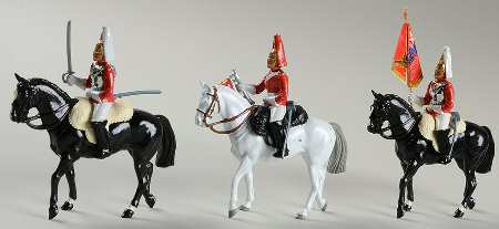 Die Cast Models Mounted Lifeguards (Set Of 3) - Boxed