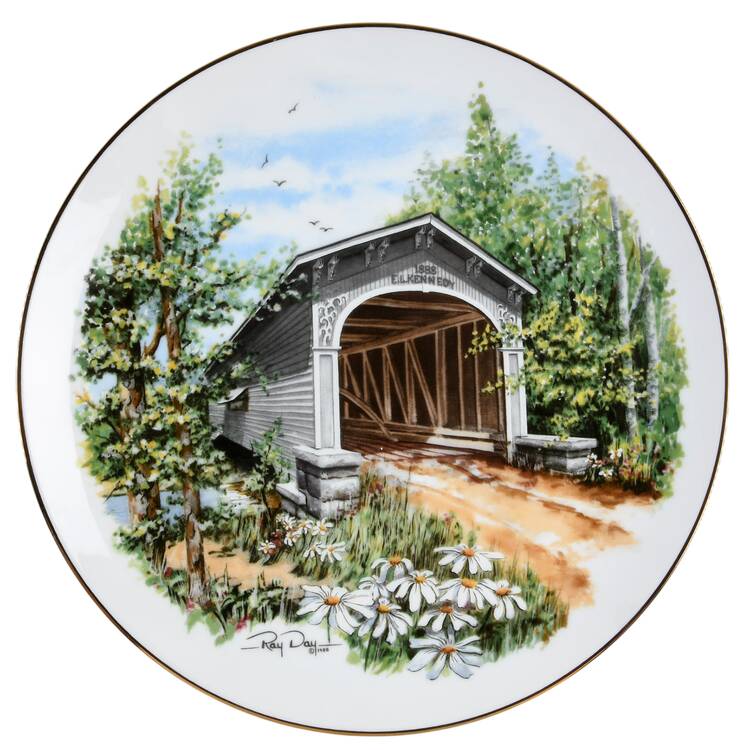 Covered Bridge Love Me - Love Me Not - Boxed