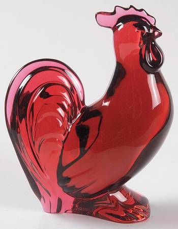 Zodiac Animals Rooster-Red - Boxed