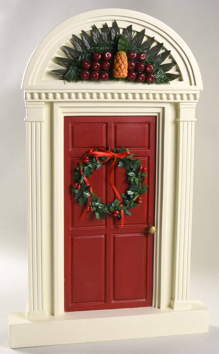 Accessories Colonial Red Door-Fruit Wreath & Spray - No Box