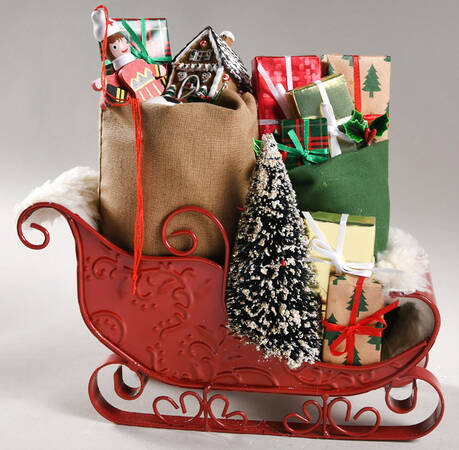 Accessories Sleigh Filled With Toys - No Box