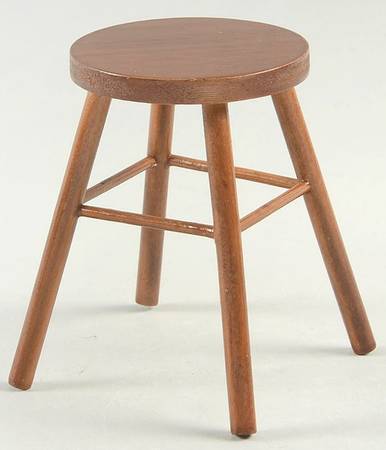 Accessories Stool-Wood - No Box