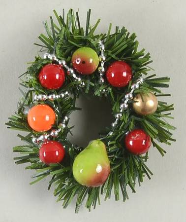 Accessories Wreath With Fruit And Silver Garland - No Box