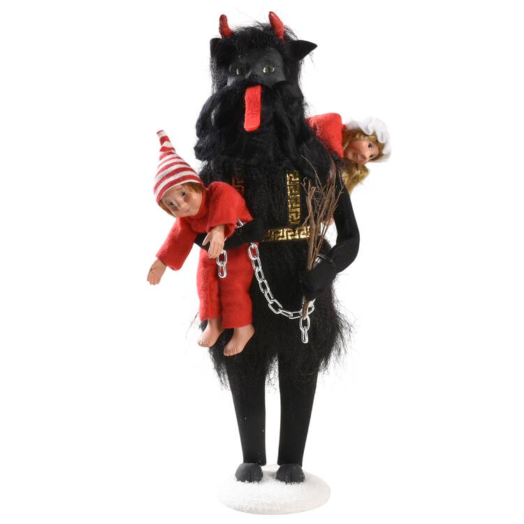 Santas of the World Krampus With Children - No Box