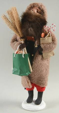 Santas of the World Der Belsnickle-Pa Dutch-Brown Coat - No Box
