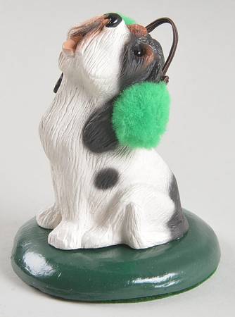 Singing Dogs Basset Hound With Green Earmuffs - No Box