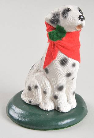 Singing Dogs Dalmatian With Red Bow - No Box