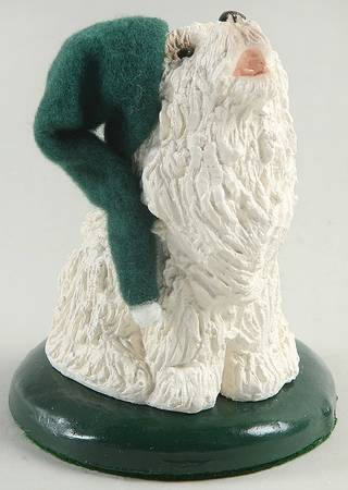 Singing Dogs West Highland With Green Hat - No Box