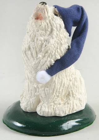 Singing Dogs West Highland With Blue Hat - No Box