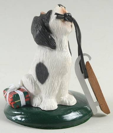 Singing Dogs Basset Hound With Wood Skates - No Box