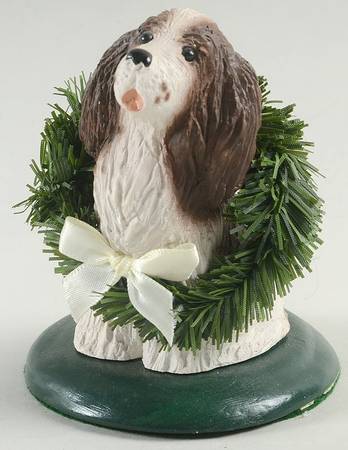 Singing Dogs Springer Spaniel With Wreath - No Box