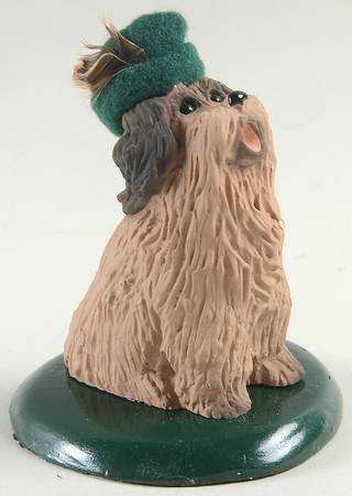 Singing Dogs Terrier With Green Hat - No Box
