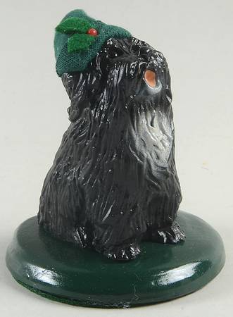 Singing Dogs Black Dog With Green Hat - No Box