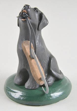 Singing Dogs Black Labrador With Skates - No Box