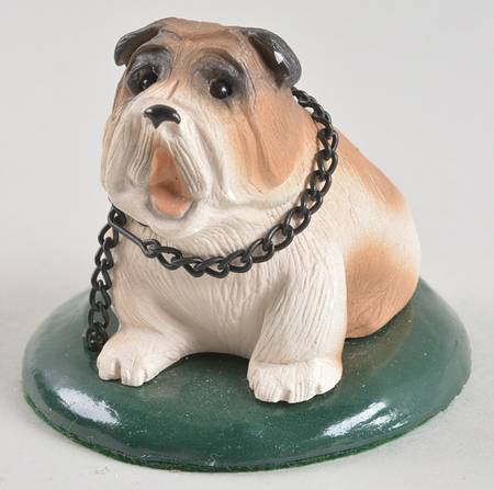 Singing Dogs English Bulldog With Chain Collar - No Box