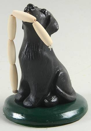 Singing Dogs Butcher's Dog-Black Labrador - No Box