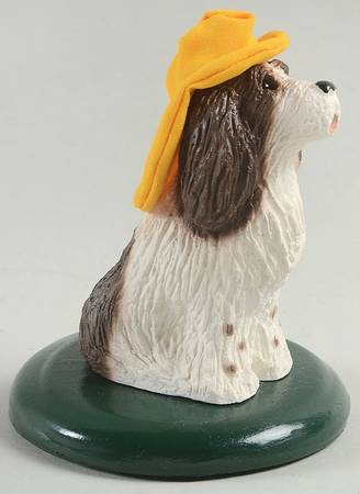 Singing Dogs Springer Spaniel With Fireman Hat - No Box