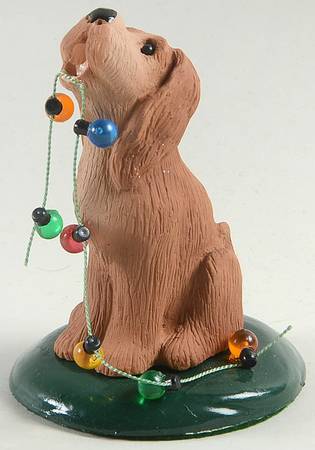 Singing Dogs Bloodhound With Christmas Lights - No Box