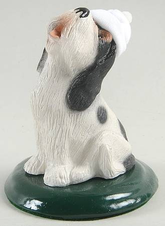 Singing Dogs Basset Hound With White Hat - No Box
