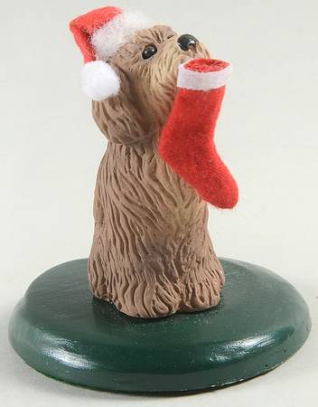 Singing Dogs Dog With Red Stocking & Hat - No Box