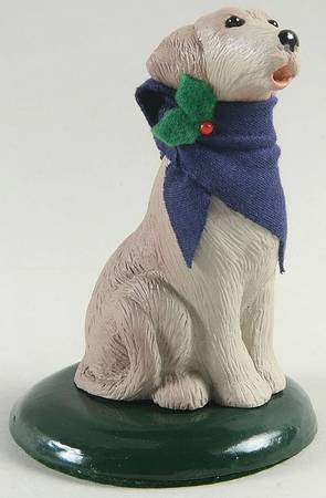 Singing Dogs Grey Dog With Blue Bow - No Box