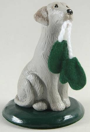 Singing Dogs Grey Dog With Green Mittens - No Box